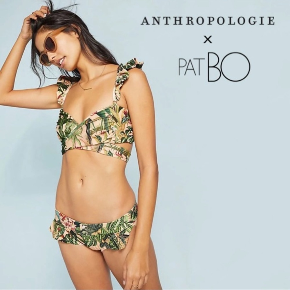 PatBO Paradise Set - Bikini sz M top sz L bottoms NWT